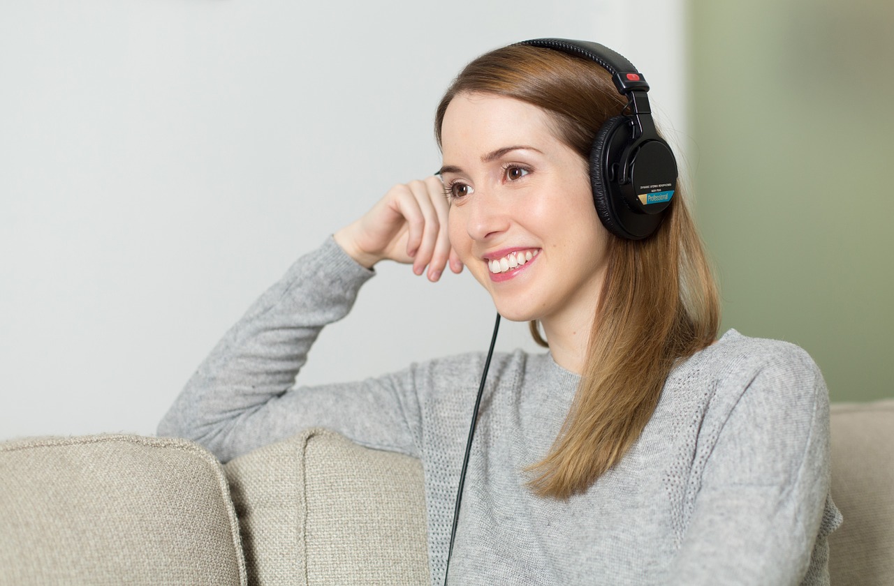 listening to music