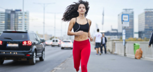 woman running
